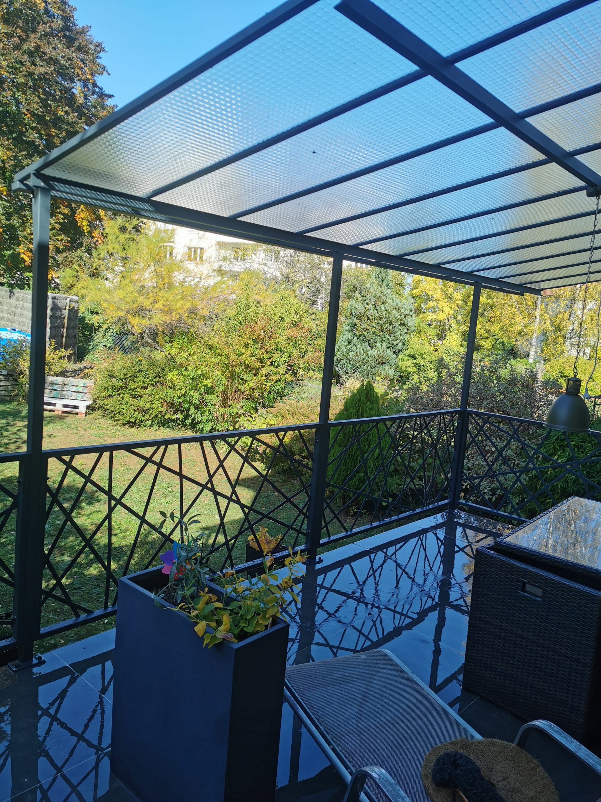 pergola acier